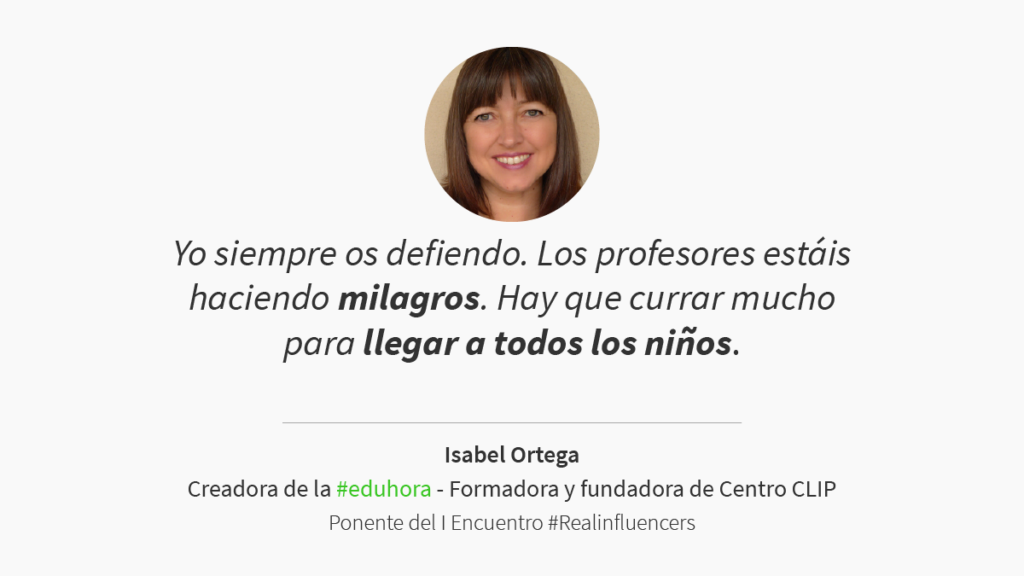 Ponencia de Isabel Ortega en Realinfluencers