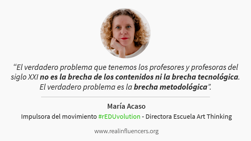 María Acaso es directora de la Escuela Art Thinking