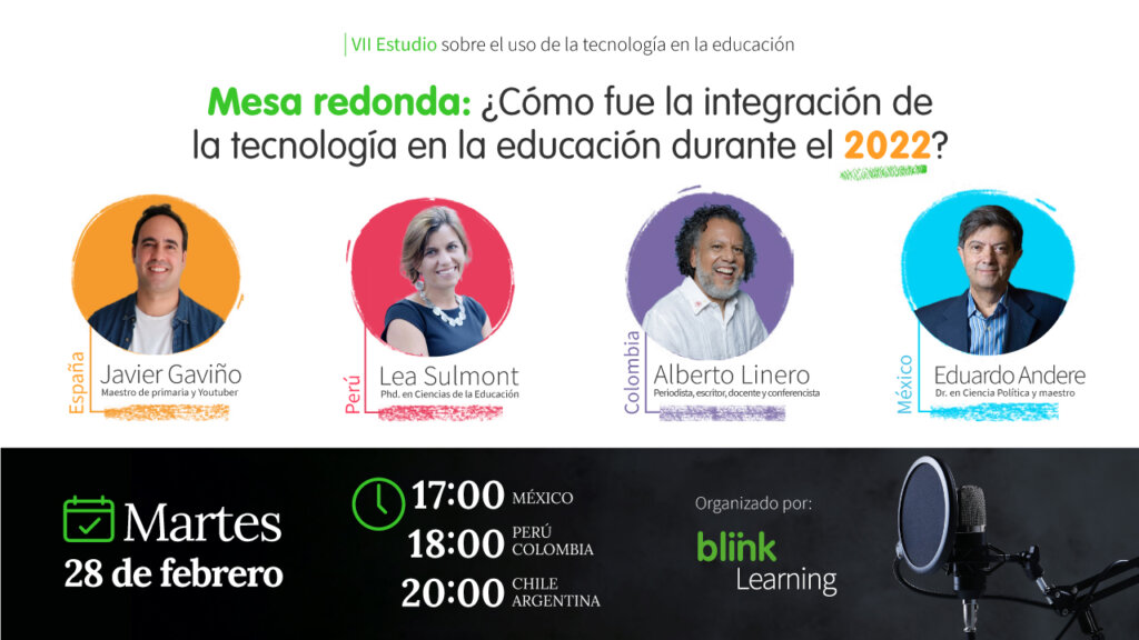 Mesa redonda_integración de la tecnología en la educación_BlinkLearning